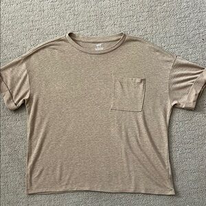 Aerie Tan Short Sleeve Tee